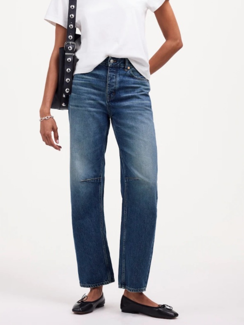Madewell Darted Barrel Leg Jeans